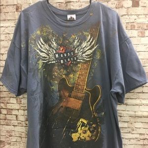VTG House of Blues Music Concert Guitar TShirt 2XL